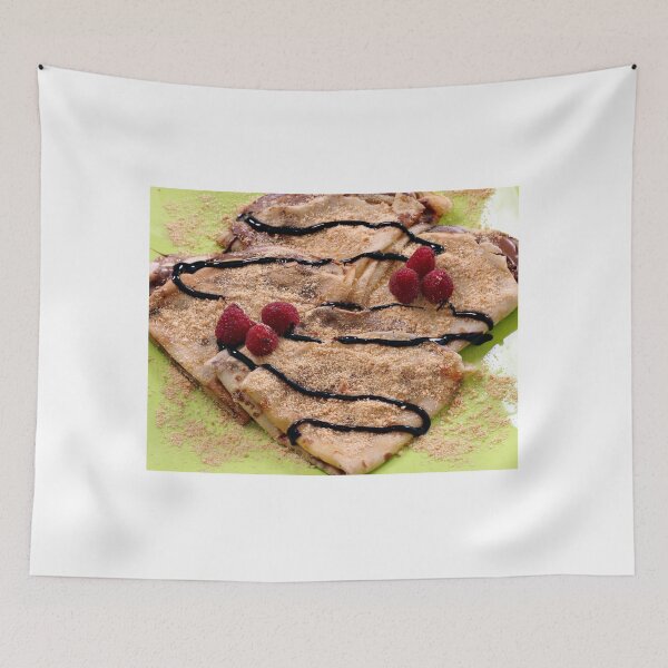 Item preview, crepes with fruit and chocolate on plate designed and sold by goceris.
