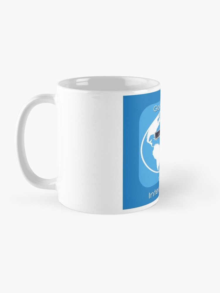 Alternate view of God's Love International Mug