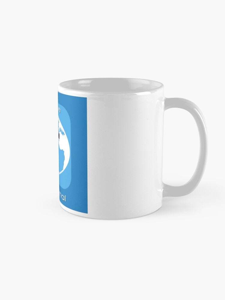 Alternate view of God's Love International Mug