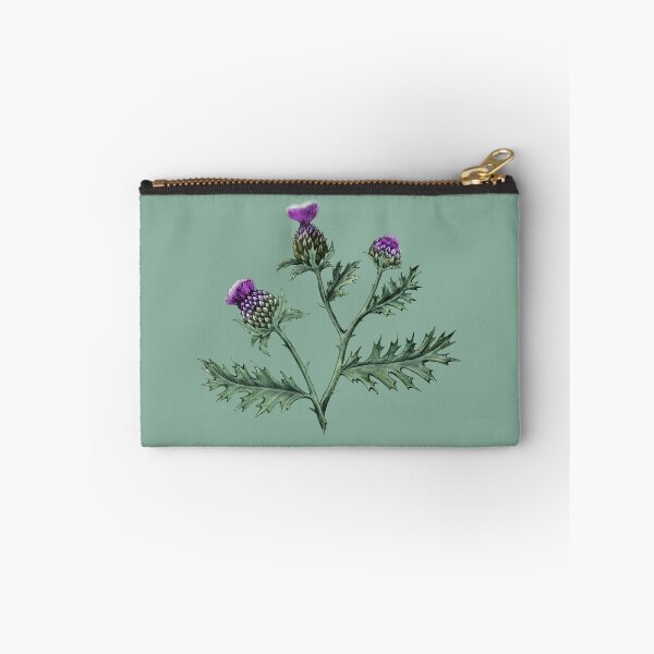 Item preview, Thistle on Sage green  designed and sold by ThistleandFox.