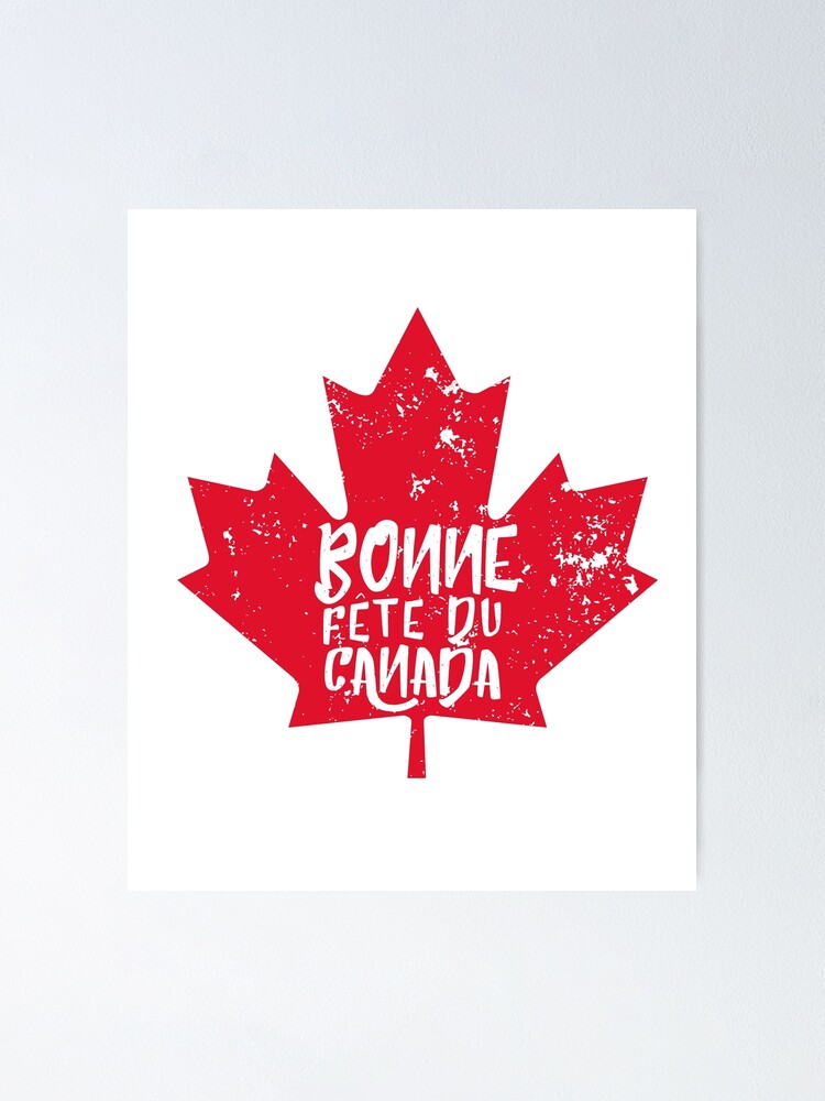 happy-canada-day-in-french-maple-leaf-poster-by-mcgraphics-redbubble