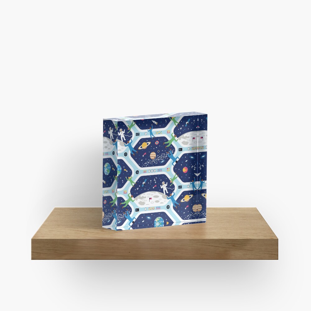 Moon Landing Acrylic Block