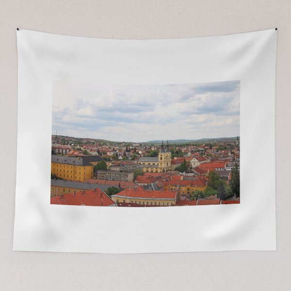 Item preview, church and buildings Eger Hungary cityscape designed and sold by goceris.