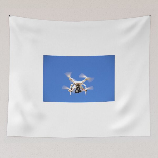 Item preview, Drone flying in the blue sky designed and sold by goceris.