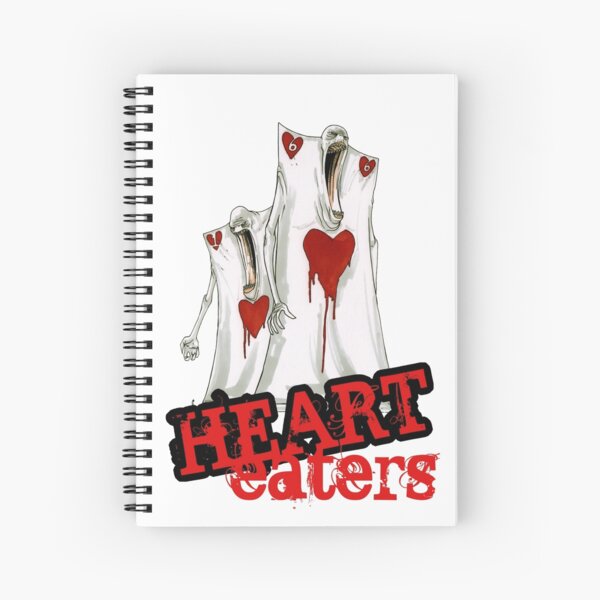 Heart Eaters from Nevermore Alice Spiral Notebook