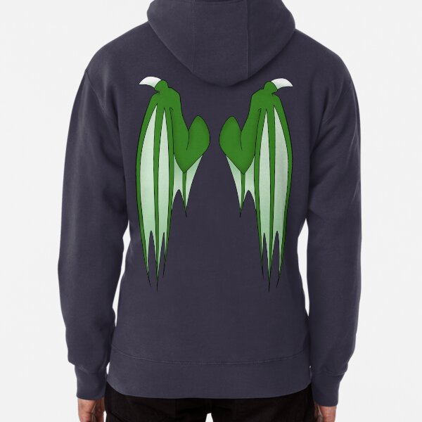 Dragon wings - green Pullover Hoodie