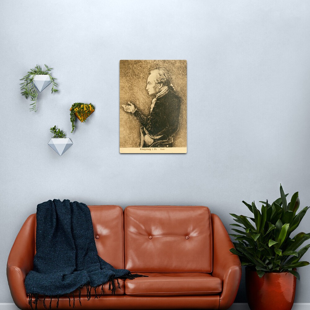 Immanuel Kant.. profile portrait Metal Print