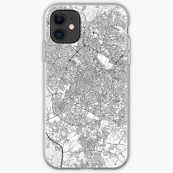Amman Karte Poster drucken Wandkunst, Jordanien Geschenk zum Ausdrucken, Home und Kindergarten, moderne Karte Dekor für Büro, Map Art, Map Gifts iPhone Flexible Hülle