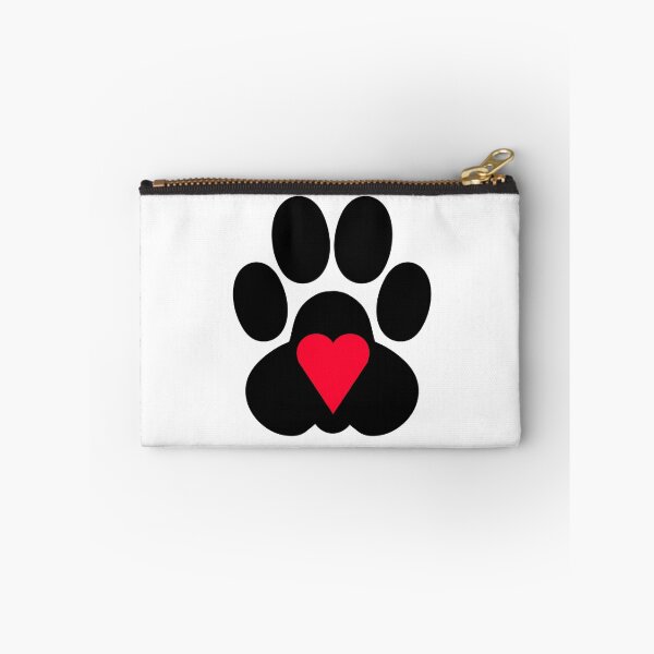 Item preview, Heart paw - red designed and sold by 8Bit-Paws.