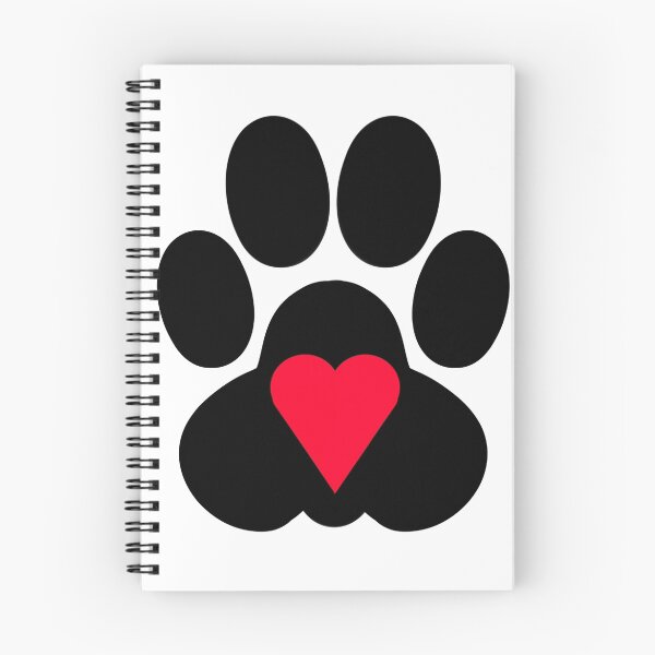 Item preview, Heart paw - red designed and sold by 8Bit-Paws.