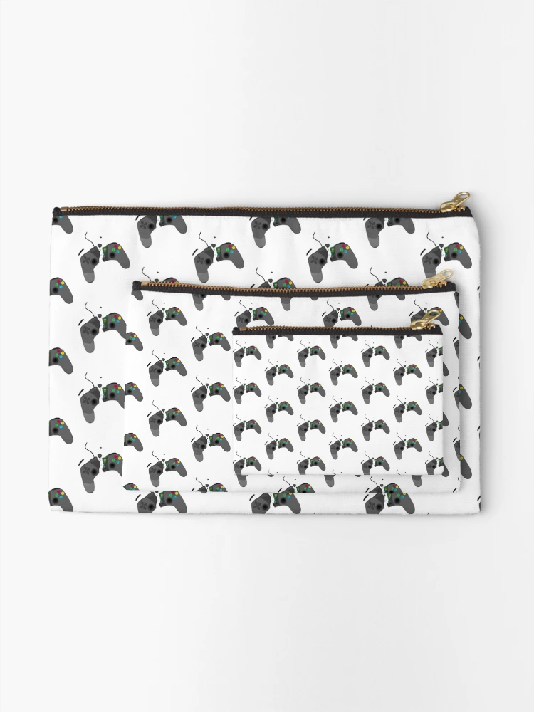 Thumbnail 2 of 4, Zipper Pouch, Broken Controller Video Game Rage designed and sold by MCGraphics.