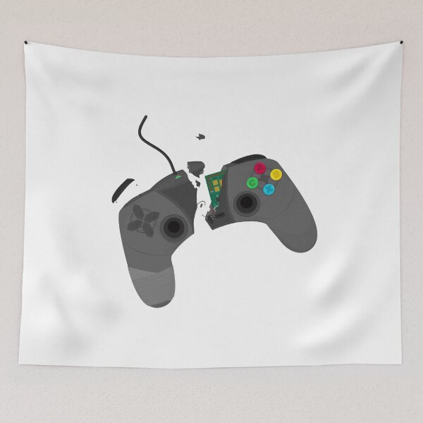 Item preview, Broken Controller Video Game Rage designed and sold by MCGraphics.