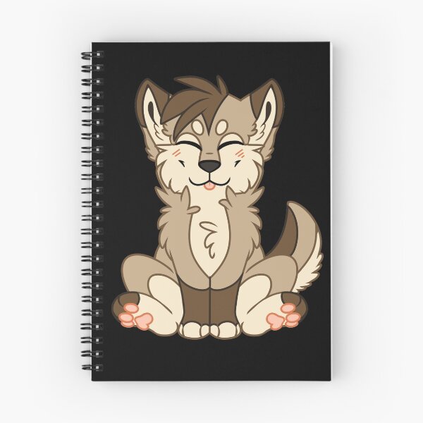 Item preview, Cute Chibi Brown Wolf designed and sold by 8Bit-Paws.