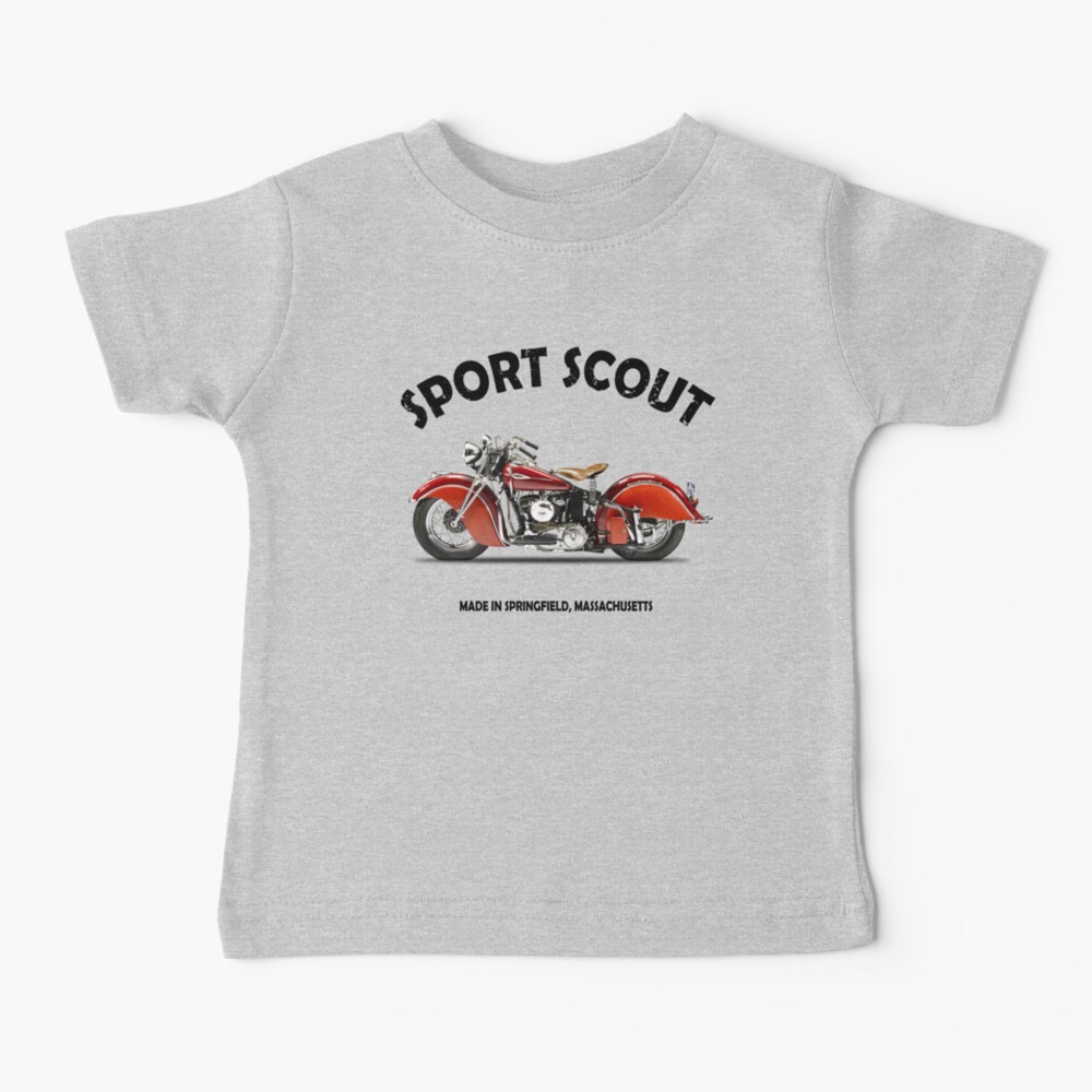 The Vintage Sport Scout Motorcycle Baby T-Shirt