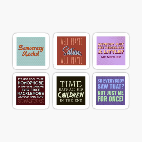 Item preview, Ride the Cyclone Sticker Set designed and sold by hadesfirst.