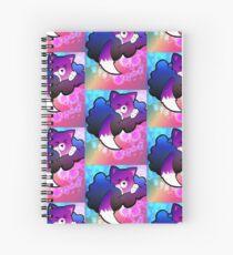 Angry Fox Cloud Spiral Notebook