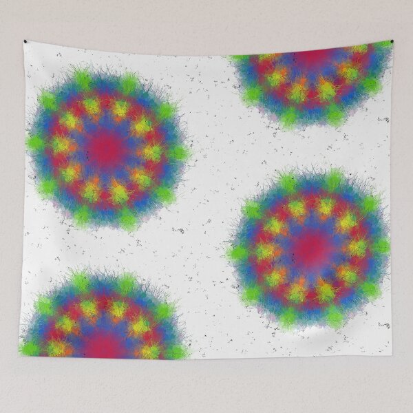 Item preview, Fluffy mandala designed and sold by Kolinnaprint.