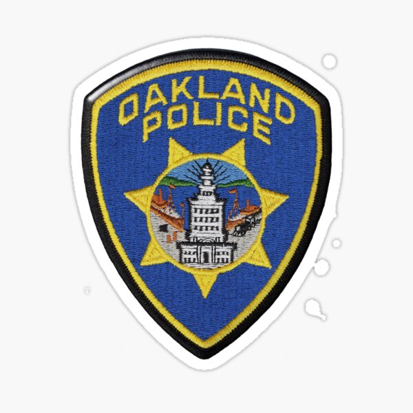 Item preview, Oakland Police designed and sold by Lawrence Baird.