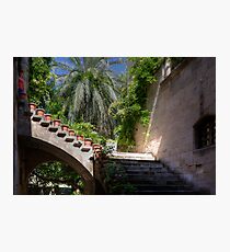 The girl on the stair Photographic Print