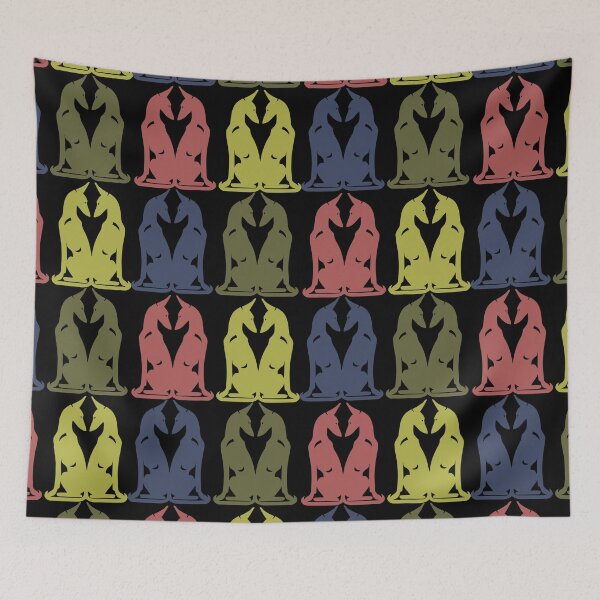 Item preview, A whole lot of ibizan hounds! colorful designed and sold by LeChienArtistiQ.