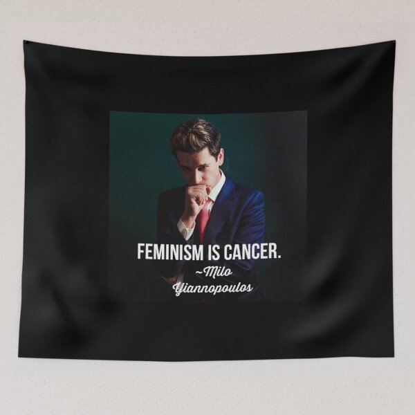 Item preview, Milo Yiannopoulos Feminism is Cancer Conservative Libertarian  designed and sold by JeffDavis1861.