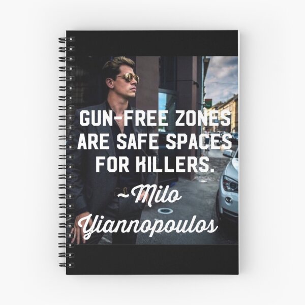 Item preview, Milo Yiannopoulos Gun free zones are safe spaces for killers conservative libertarian quote designed and sold by JeffDavis1861.