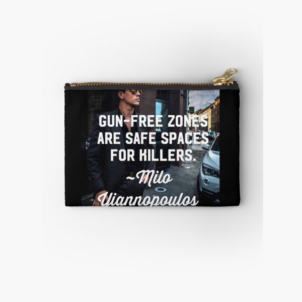 Item preview, Milo Yiannopoulos Gun free zones are safe spaces for killers conservative libertarian quote designed and sold by JeffDavis1861.