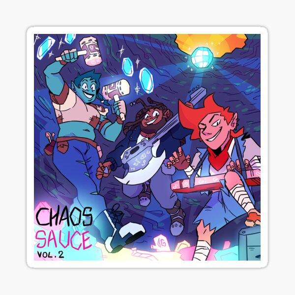 Chaos Sauce Vol. 2 Cover Art Sticker