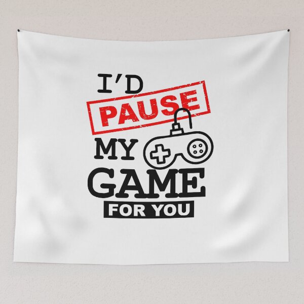 Item preview, Id Pause My Game For You Funny Valentines Day Gift 1 designed and sold by hadleydesigns.