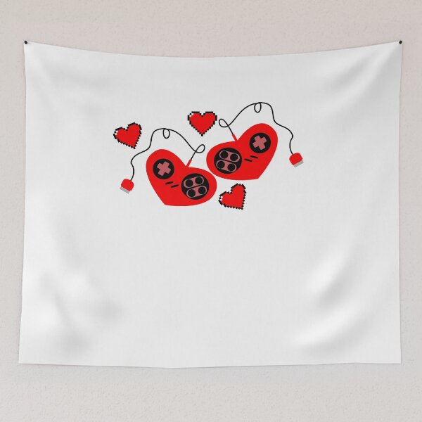 Item preview, Video Game Controllers Heart Valentines Day Gift 1 designed and sold by hadleydesigns.