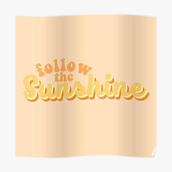 Follow the Sunshine Poster