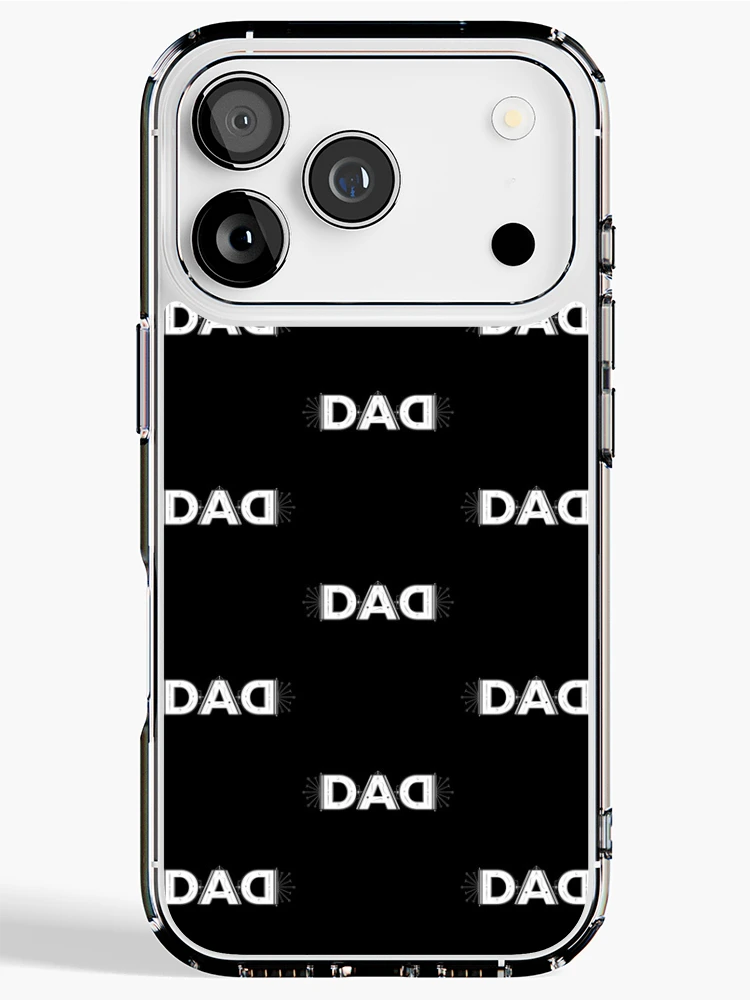 Thumbnail 1 of 5, iPhone Case, Typography Style Dad Hand Drawn Lettering designed and sold by MCGraphics.