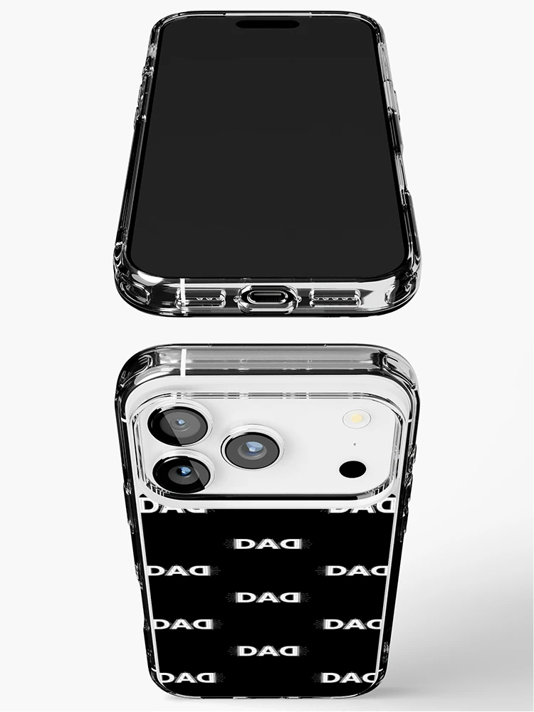 Thumbnail 3 of 5, iPhone Case, Typography Style Dad Hand Drawn Lettering designed and sold by MCGraphics.