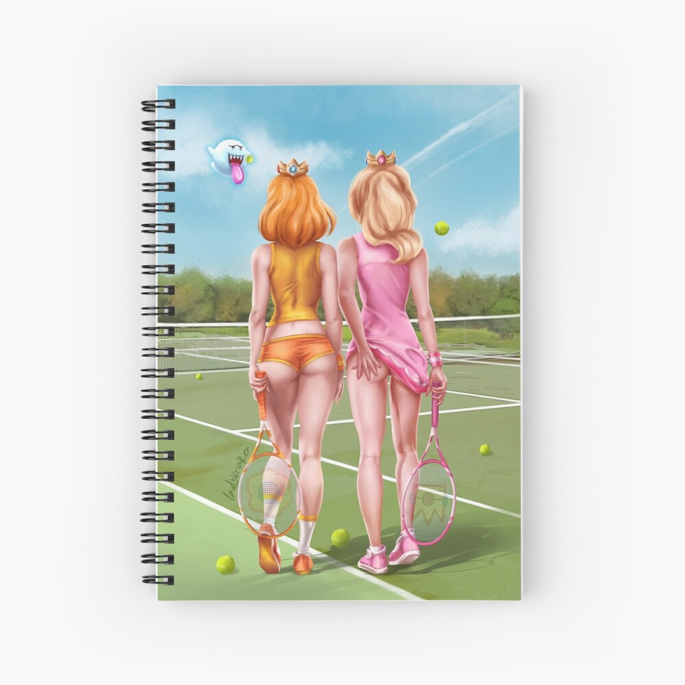 Tennis Girls Spiral Notebook