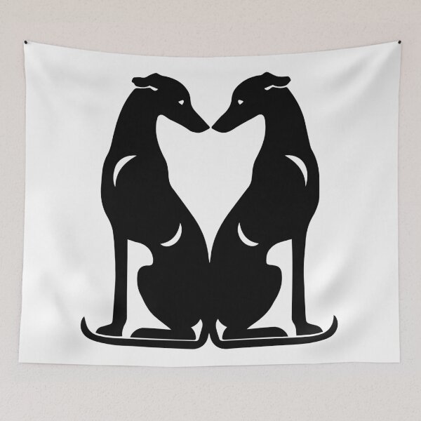 Item preview, Whippets all over ! designed and sold by LeChienArtistiQ.