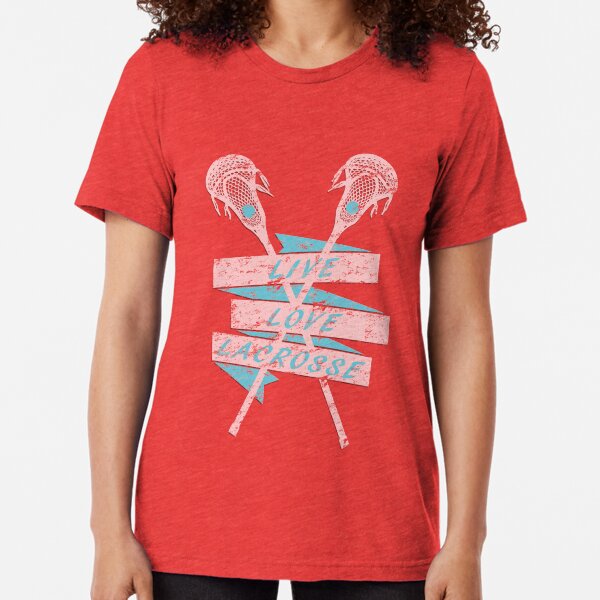 Lacrosse Cool Tee Shirt Live Love Lacrosse Tshirt