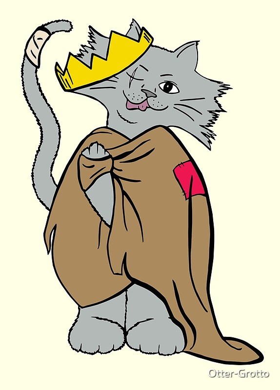 The Cat That Looked At A King "The Cat Who Looked at a King (and stole his crown)" by Otter-Grotto