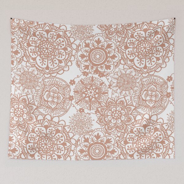 Item preview, Rose Gold Mandala Pattern designed and sold by Julie Erin Designs.