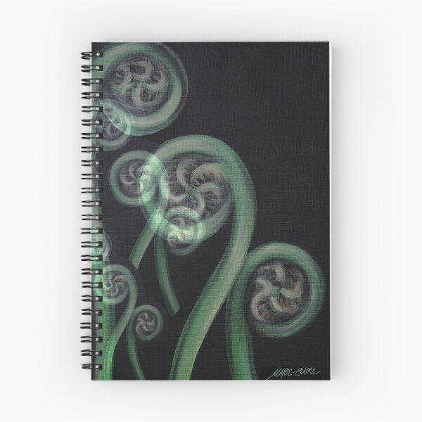 Item preview, Ferns on Black – Moko designed and sold by Marie-Claire Colyer.