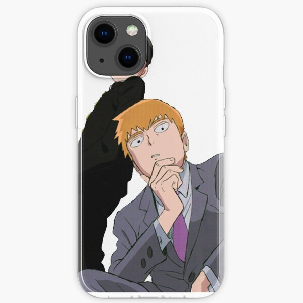 Mob and Reigen iPhone Soft Case