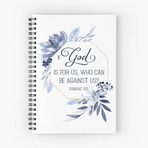 Item preview, If God is for Us Who Can be Against Us | Bible Verse Art designed and sold by PraiseQuotes.