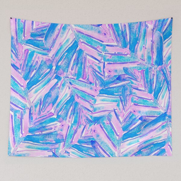 Item preview, tropical pink and blue  designed and sold by amedesign.