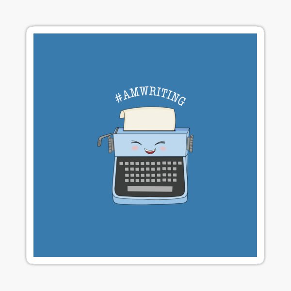 #AmWriting Sticker