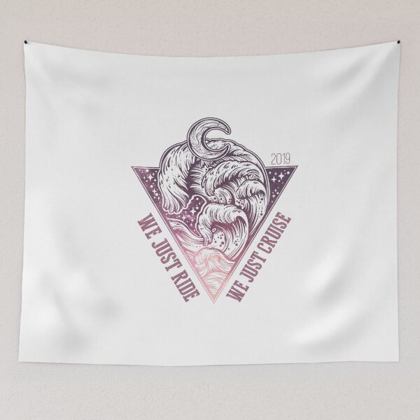 Item preview, We Just Ride We Just Cruise (Pink) - Kesha Cruise 2019 designed and sold by Jessica Huff.