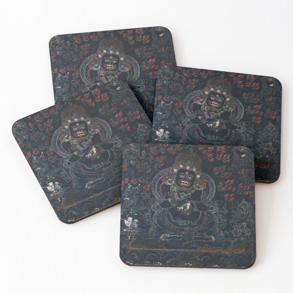 Item preview, Mahakala, Protector of the Tent (Tibetan Buddhism, Restored Artwork) designed and sold by PromoteProgress.