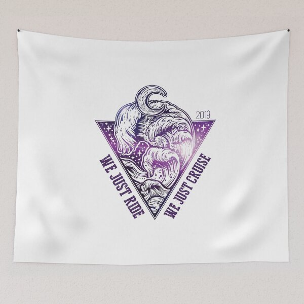 Item preview, We Just Ride We Just Cruise (Purple) - Kesha Cruise 2019 designed and sold by Jessica Huff.