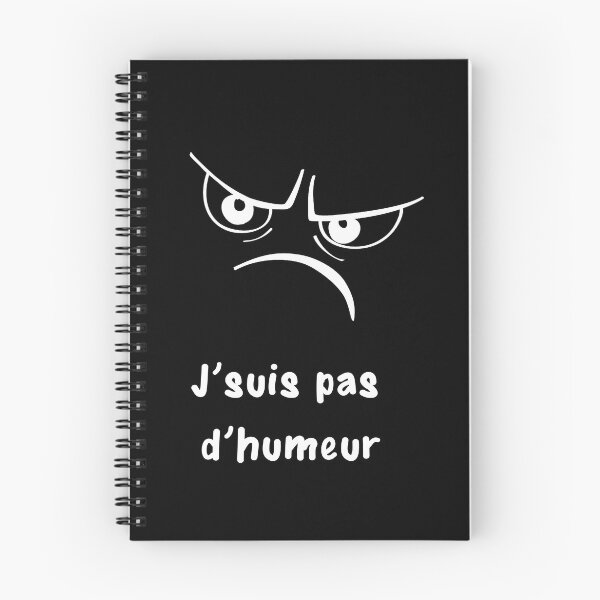 Aperçu de l'œuvre Texte "J'suis pas d'humeur" créée et vendue par Chrystelle Hubert.