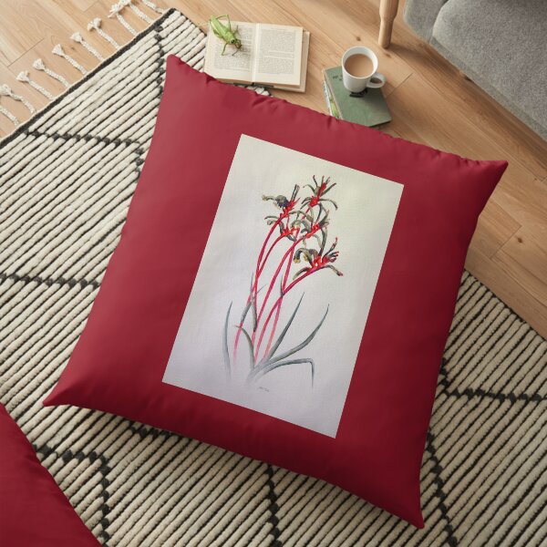 Mangles Kangaroo Paw Floor Pillow
