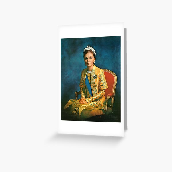 Aperçu de l'œuvre La reine d'Iran, Shahbanoo créée et vendue par Nostalgic Art.