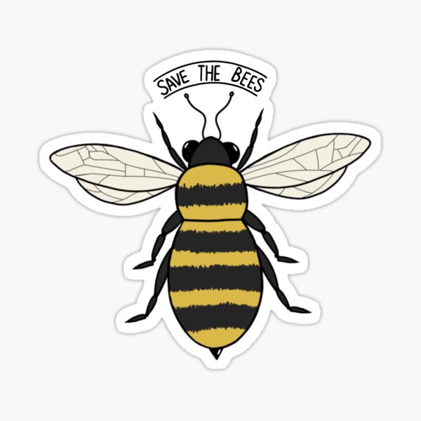 Save the Bees Sticker